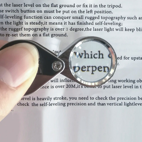 1pc 30x pocket loupe magnifier - pocket,